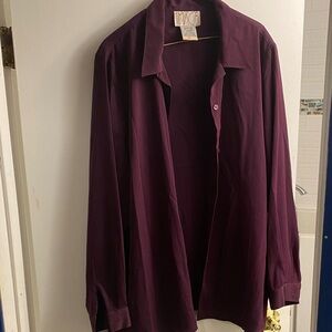Sears Ladies Deep Purple Blouse